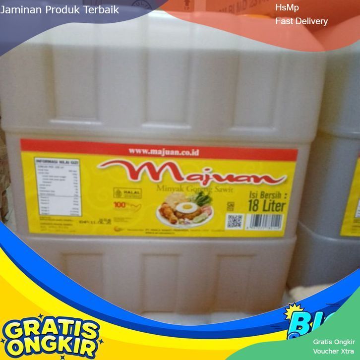 Minyak Goreng Majuan 18liter Jerigen
