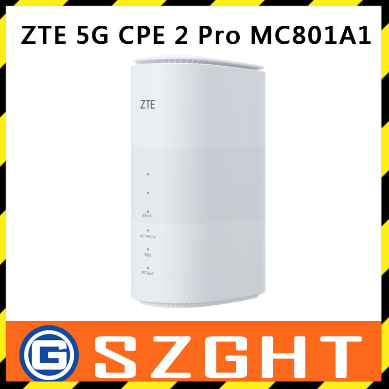 New Unlocked ZTE MC801A1 5G Indoor CPE Router With SIM Card Slot SDX55 Platform WiFi6 4G LTE CAT22 W