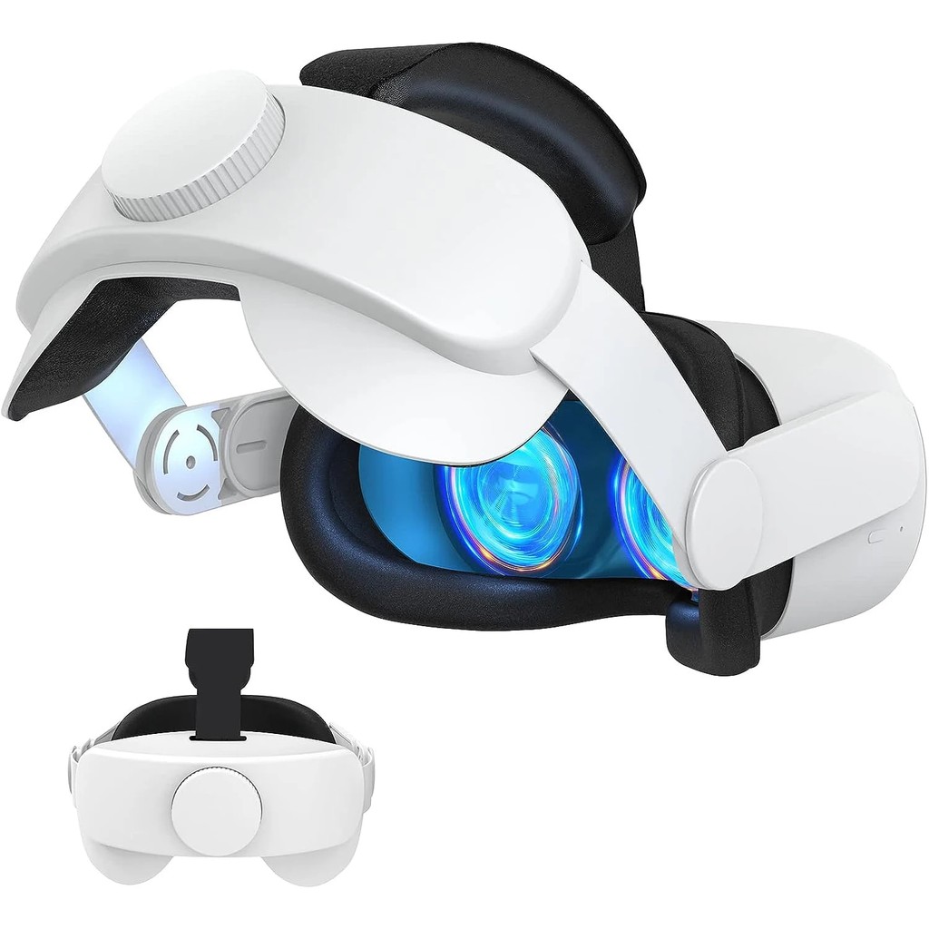Head Strap Compatible with Oculus Quest 2, Meta Quest 2 Accessories Adjustable Elite Strap Reacement