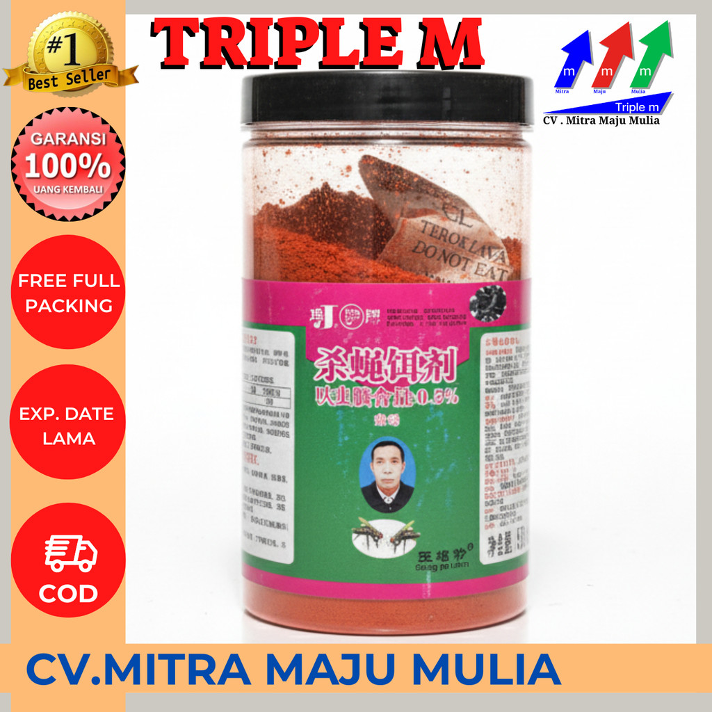 ZHANG PEI ZHEN CURAH 500 GRAM ORIGINAL, RACUN LALAT AMPUH