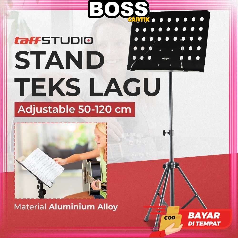 Stand Book Dudukan Buku Partitur Musik Stand Partitur Buku Music Stand Book
