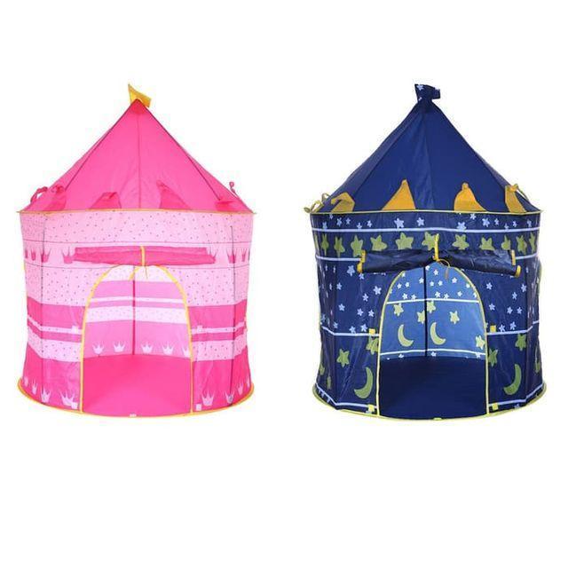 TENDA ANAK KERUCUT ANAK / TENDA ANAK MODEL CASTLE KIDS PORTABLE TENT - WARNA BIRU
