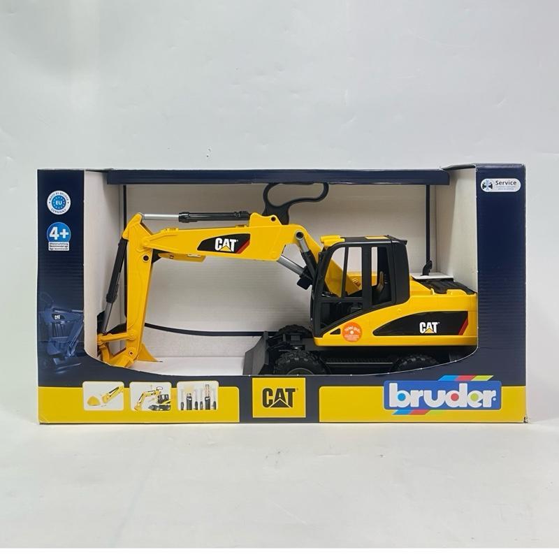 Bruder Toys 2445 Cat Excavator Ekskavator Truck Wheel Loader Caterpillar | Diecast 1:16 Mainan Eduka