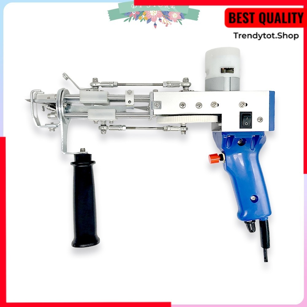 DISKON Upgrade 2 In 1 Tufting Gun Both Cut Pile And Loop Pile Electric Carpet Tufting Gun Hand Gun C