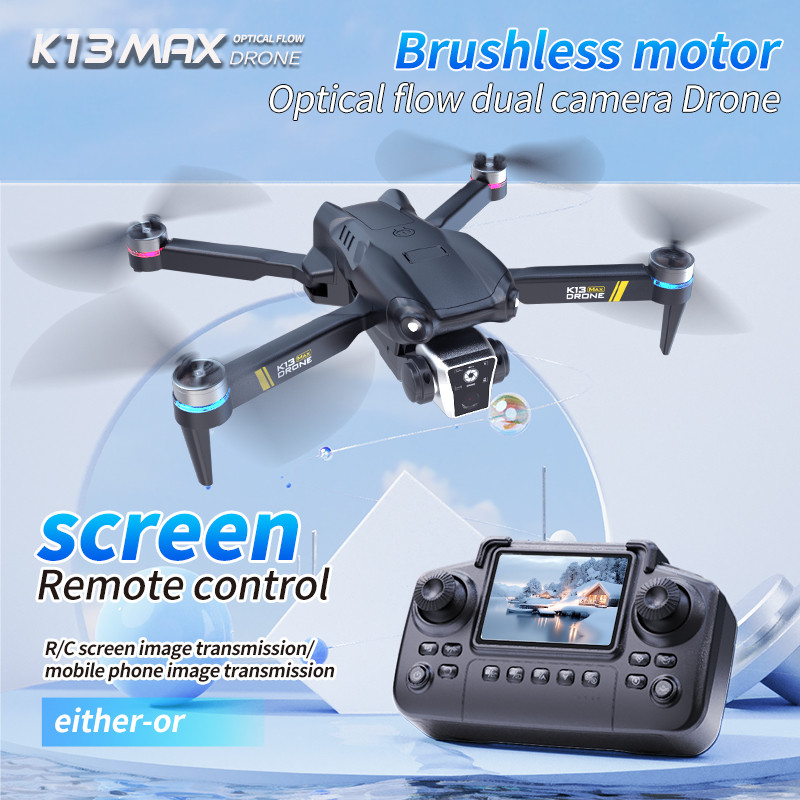Drone K13 MAX Kamera HD – Drone RC Profesional Brushless Motor Fotografi Udara Jarak Jauh dengan Lay