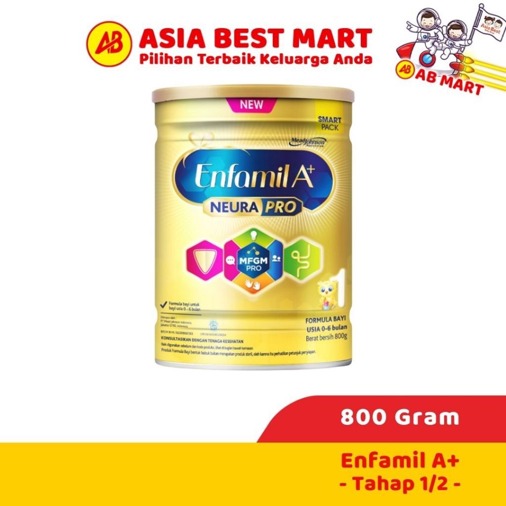 Enfamil 1 A+ Enfamil A+ 2 800 Gr / Susu Formula Bayi Susu Bubuk Pertumbuhan Anak - ASIA BEST