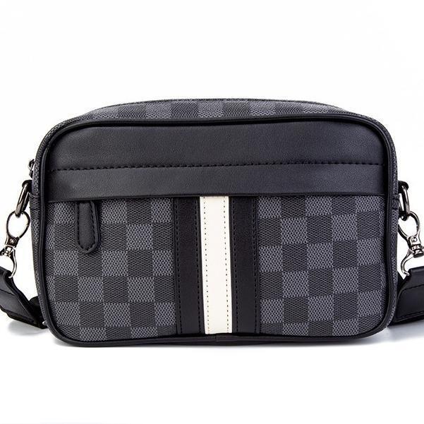 Leather Concept GALA MONOCHROME Tas Selempang Pria Kulit Tas Kulit Cowok Tas Pria Tas Jalan - Kotak 