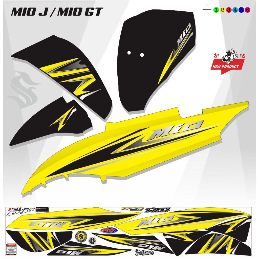 VARIASI VARIASI STRIPING MIO J POLET MIO GT VARIASI STRIPING STIKER MIO J / STRIPING MOTOR