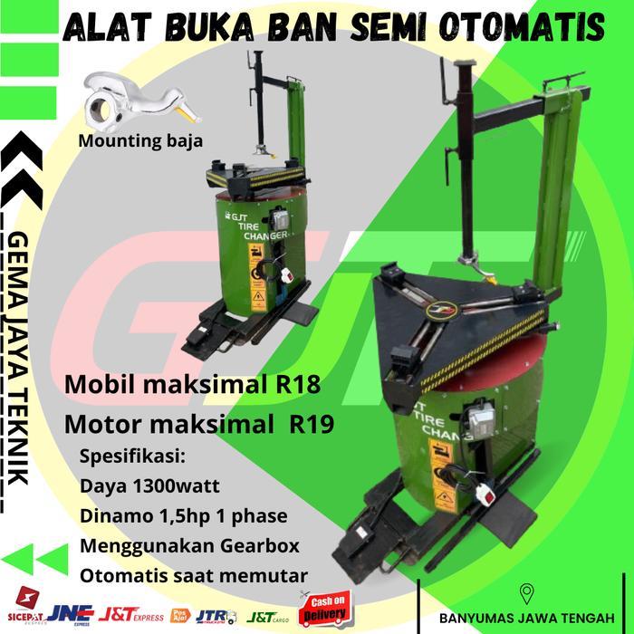 DISCON BESAR BESARAN : Alat Buka Pasang Ban motor mobil Semi Otomatis TyreChanger Semi otomatis