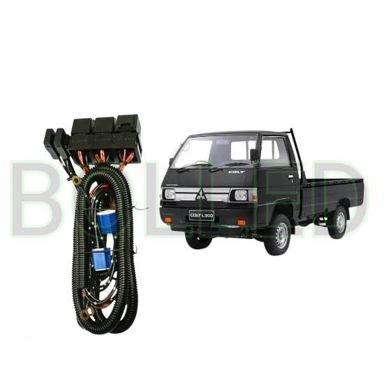Relay Set Lampu Utama LED H4  Mobil Mitsubishi L300 BLD