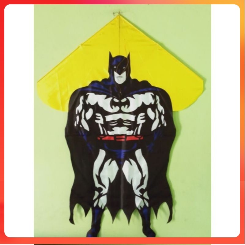 FD LAYANG LAYANG Gambar SUPERHERO BATMAN | Grosir Layangan Kain Lipat