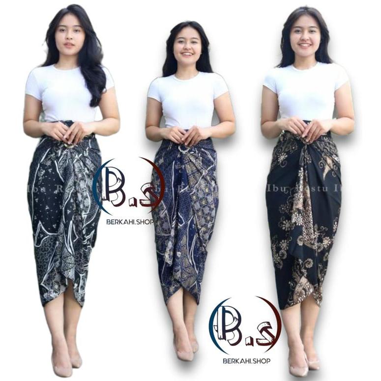 promo  -Rok Lilit Batik Kebaya Rok Wisuda Rok Kondangan Kain Lilit Murah Rok Bridesmaid Free Ring Fo