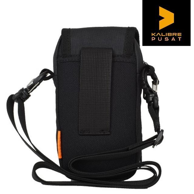 promo  -KALIBRE SMARTPHONE CASE TAS PINGGANG HANDPHONE TAS HP TAS SELEMPANG TAS PRIA HITAM - Black