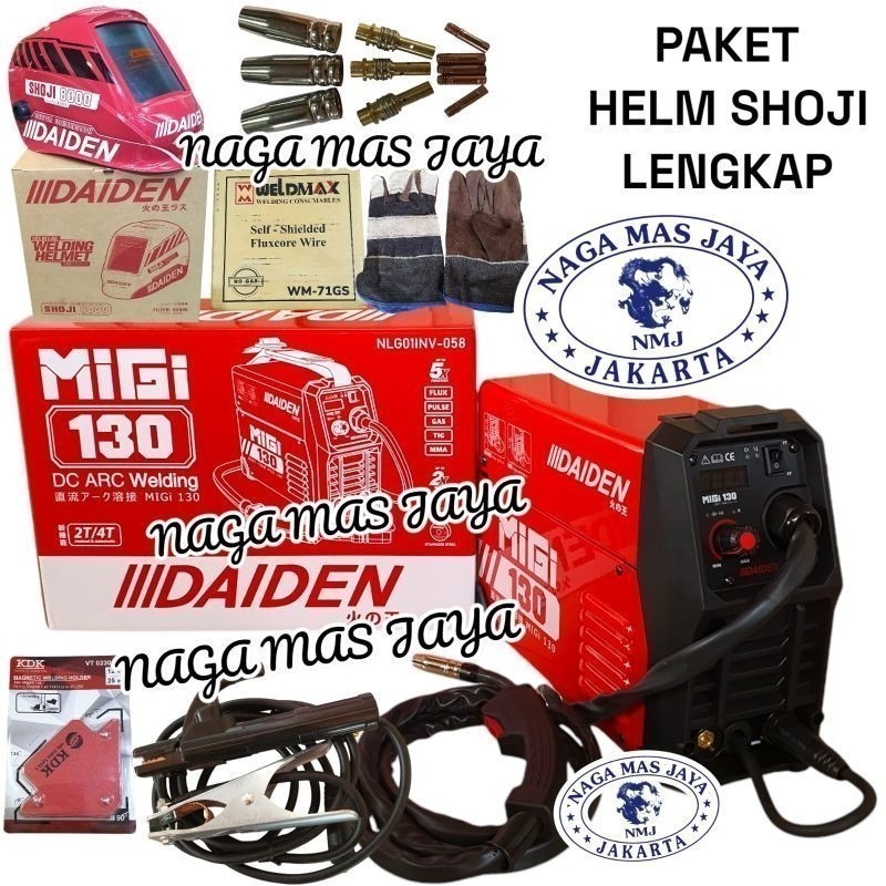 MESIN LAS DAIDEN MIGi 130 MESIN LAS CO DAIDEN MIG 130 TRAVO LAS INVERTER LAS CO2 MIGi 130 DAIDEN