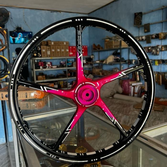 velg rcb sp500 depan saja  ukuran 120 ring 17 - hitam