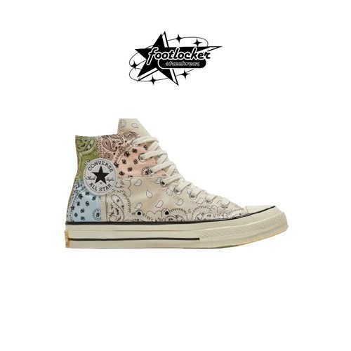 Sepatu Converse Chuck Taylor 70s x Offspring Paisley Beige Hi Unisex