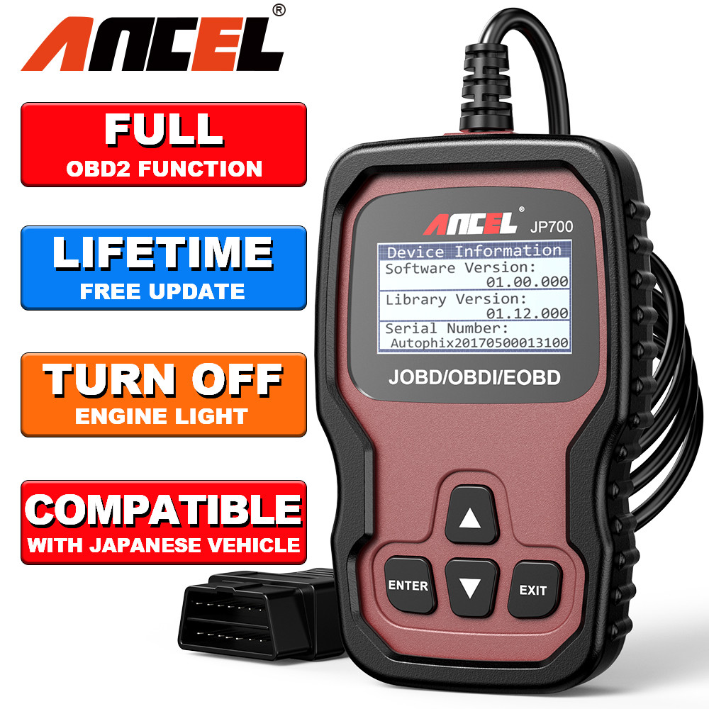 Ancel JP700 OBD2 Car agnostics Scanner JOBD EOBD Code Reader OBD 2 Auto agnostic Scanner For Honda T