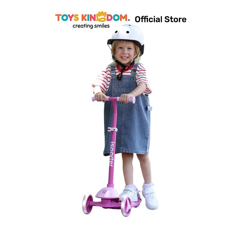 PROMOToys Kingdom Paso Skuter Isporter M3Z - Pink Scooter Sekuter Mainan Anak Kendaraan Anak Ride On