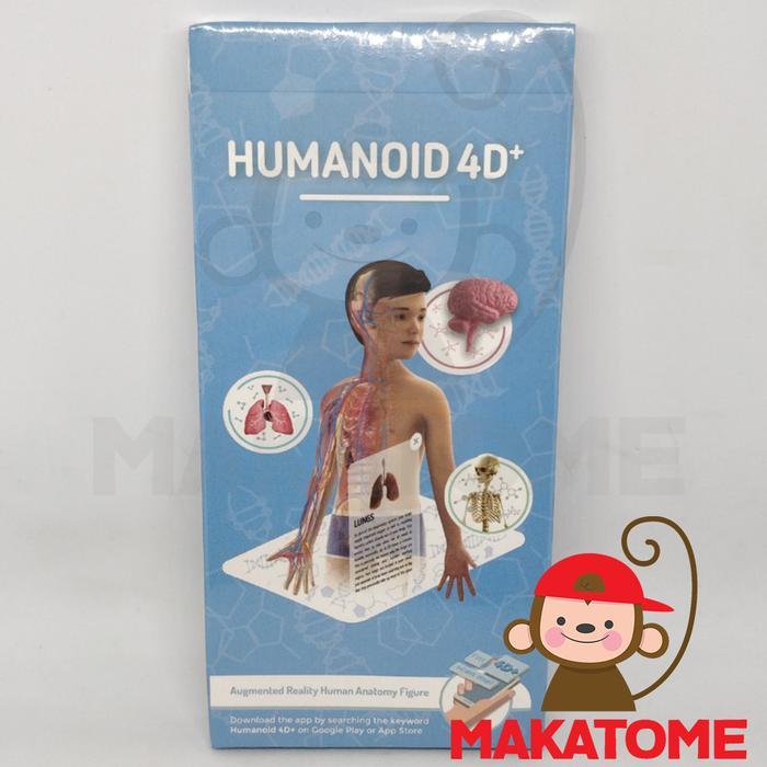 Octagon 4D+ Augmented Reality Flashcard HUMANOID human organ cards AR