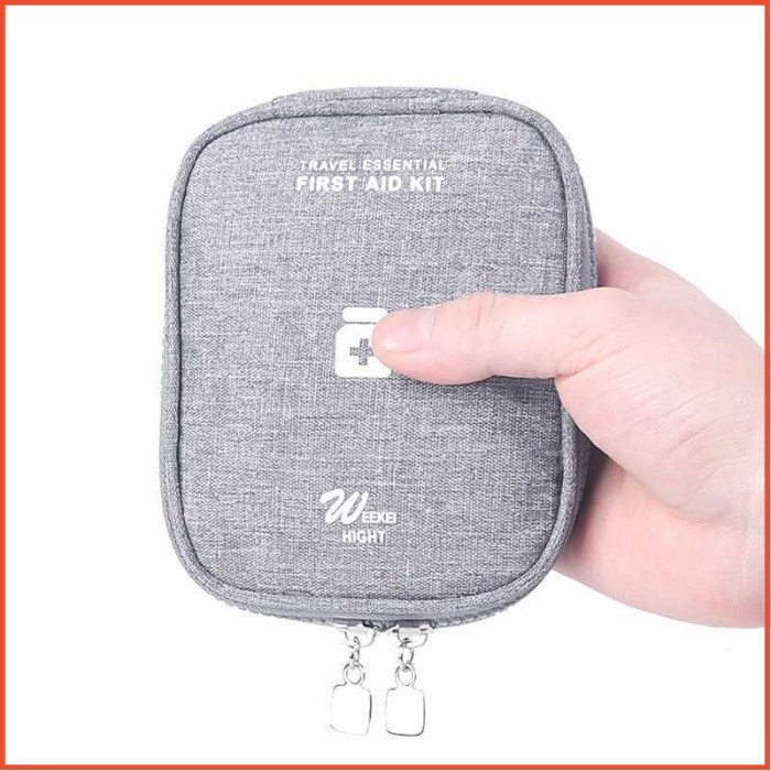 TAS TRAVEL WADAH KECIL TEMPAT PERLENGKAPAN MEDIS OBAT P3K TRAVELING