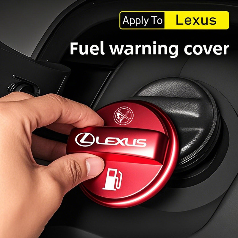 Car Logo Fuel Tank Cap Metal Protection Cover Accessories For Lexus F SPORT ES RX NX LS UX LM LX GX 