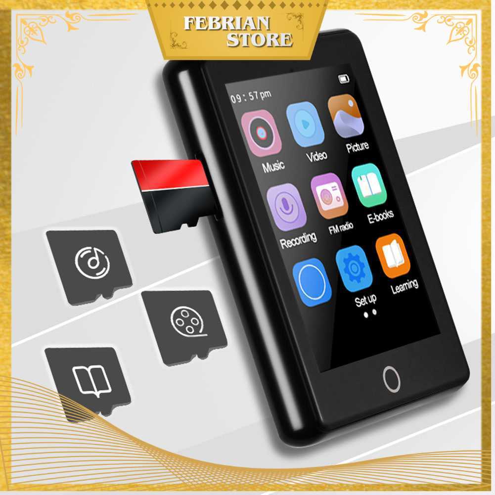 ALianDream MP3 Digital Audio Player Bluetooth 5.0 300mAh 2.5 Inch - M7 - Febrian Mechanics