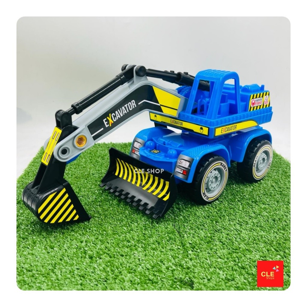 MAINAN TRUK EXCAVATOR BESAR/MOBIL TRUCK KONTRUKSI PERBAIKI JALAN BESAR/MOBIL TRUK BESAR