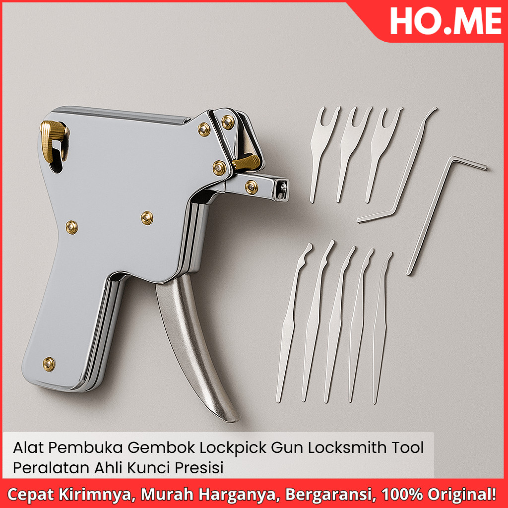 [HO.ME] Alat Pembuka Gembok - Lockpick Gun Locksmith Tool - Peralatan Ahli Kunci Presisi
