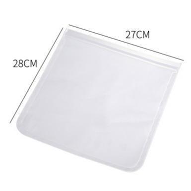 Kantong Plastik Kulkas Ziplock 27 x 28 cm / Plastik Ziplock Penyimpan Makanan BPA FREE / Plastik Zip
