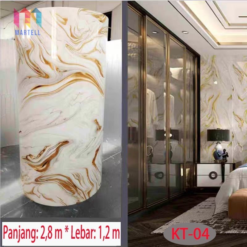 Martell  Marmer Roll Stiker Dinding Marmer / Wallfoam Marmer pvc / Vinyl Marbel Sticker / latar bela