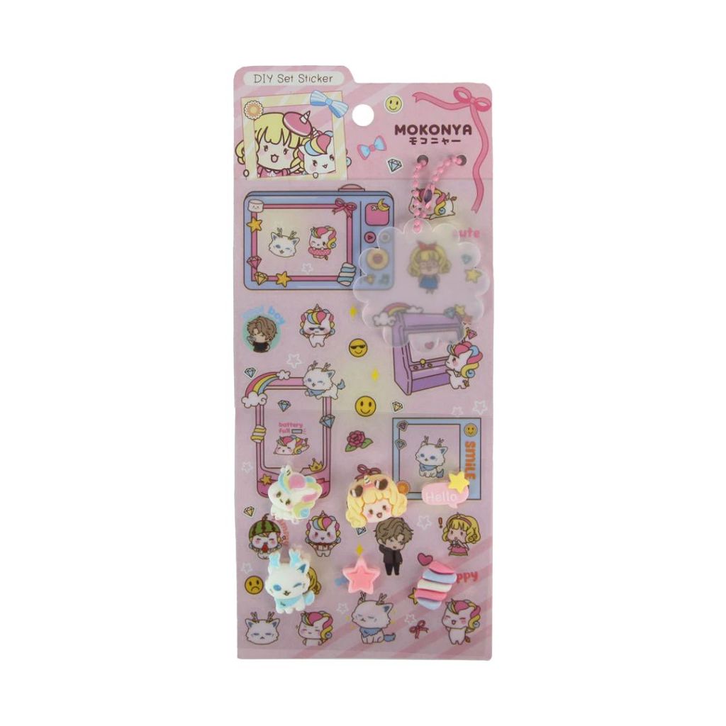 ADINATA Mokonya DIY Set Stickers | Stiker Adinata