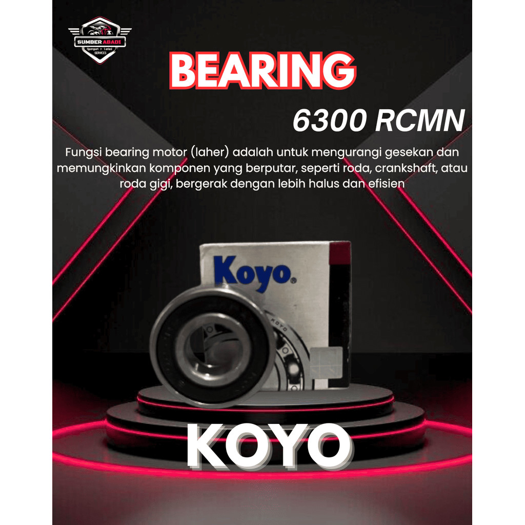 Koyo Bearing 6300RSCM