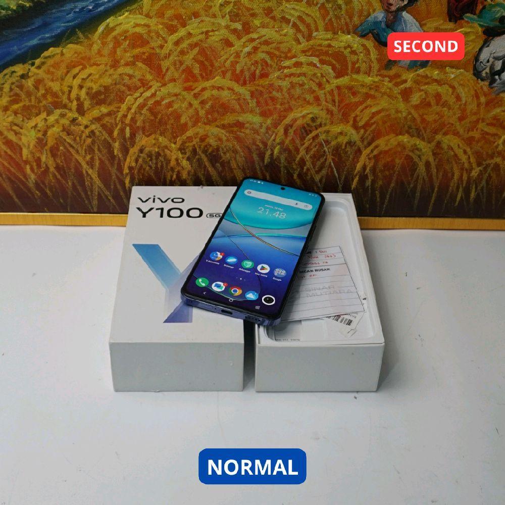 VIVO Y100 8/256 GB (5G) HP SECOND ORIGINAL SINAR MUTIARA CELL