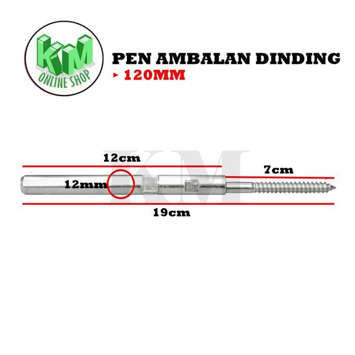Pen Ambalan Fisher Viser Dinding 120 mm dan 160 mm