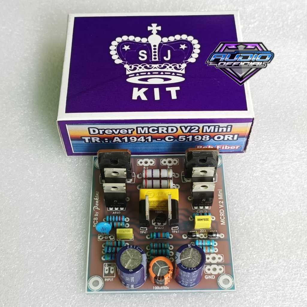 Driver Power Amplifier MCRD V2 Mini Bostrap FR4 Fiberglass Original