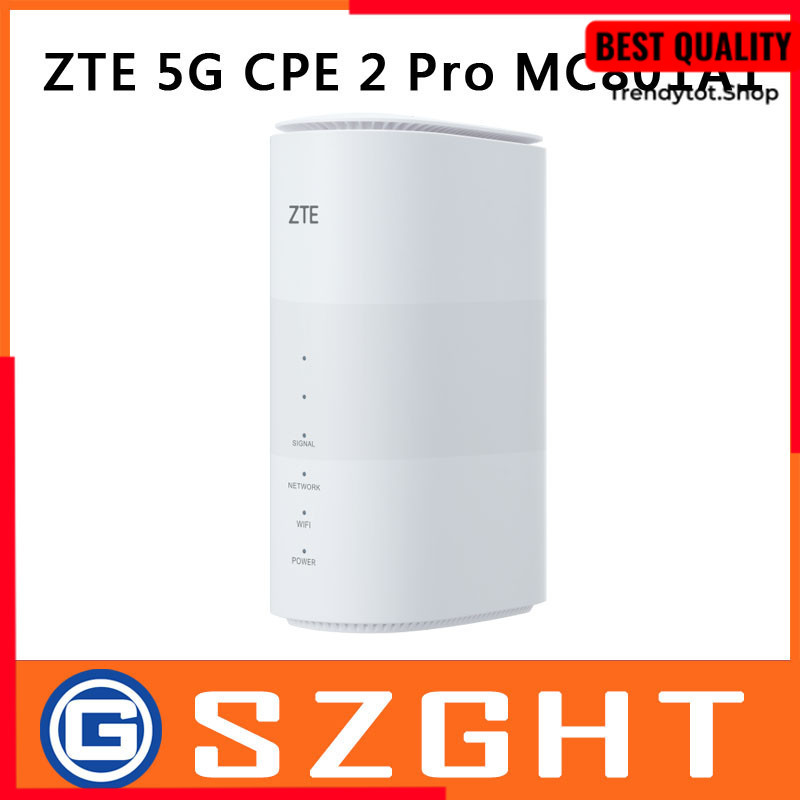 DISKON New Unlocked ZTE MC801A1 5G Indoor CPE Router With SIM Card Slot SDX55 Platform WiFi6 4G LTE 