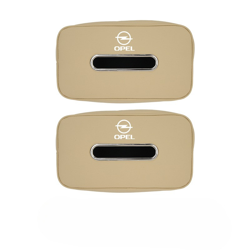 Car Tissue Box Center Console Armrest Sun Visor Backseat Bag For Opel Corsa Astra H G J ignia Vectra