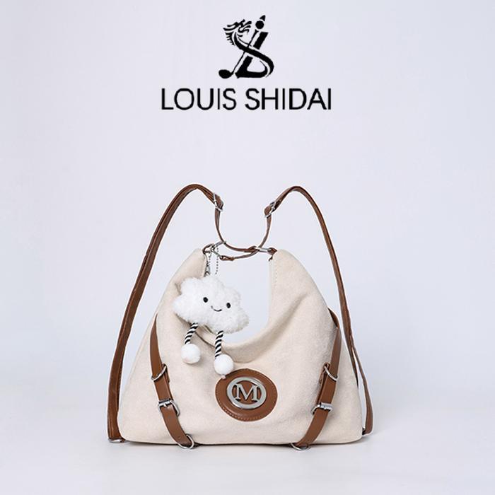Tas Fashion 2384 Aff Tas Louis Shidai Free Paper Bag & Tag Label Tas Bahu Wanita Fashion Best Seller