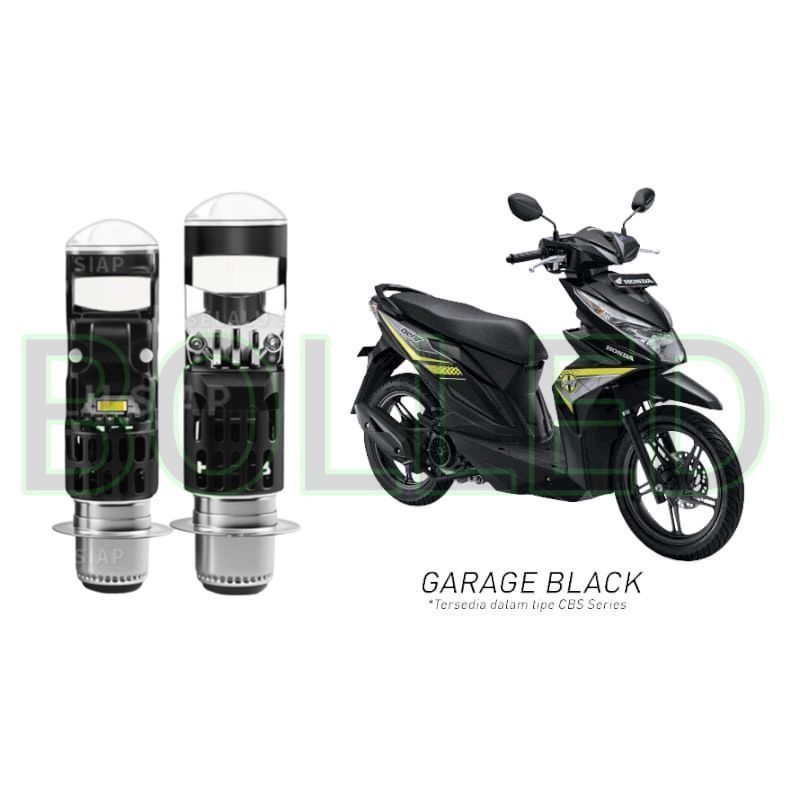 1pcs Lampu depan LED H6 Mini BiLED motor Honda Beat fi 2016 2020 BLD