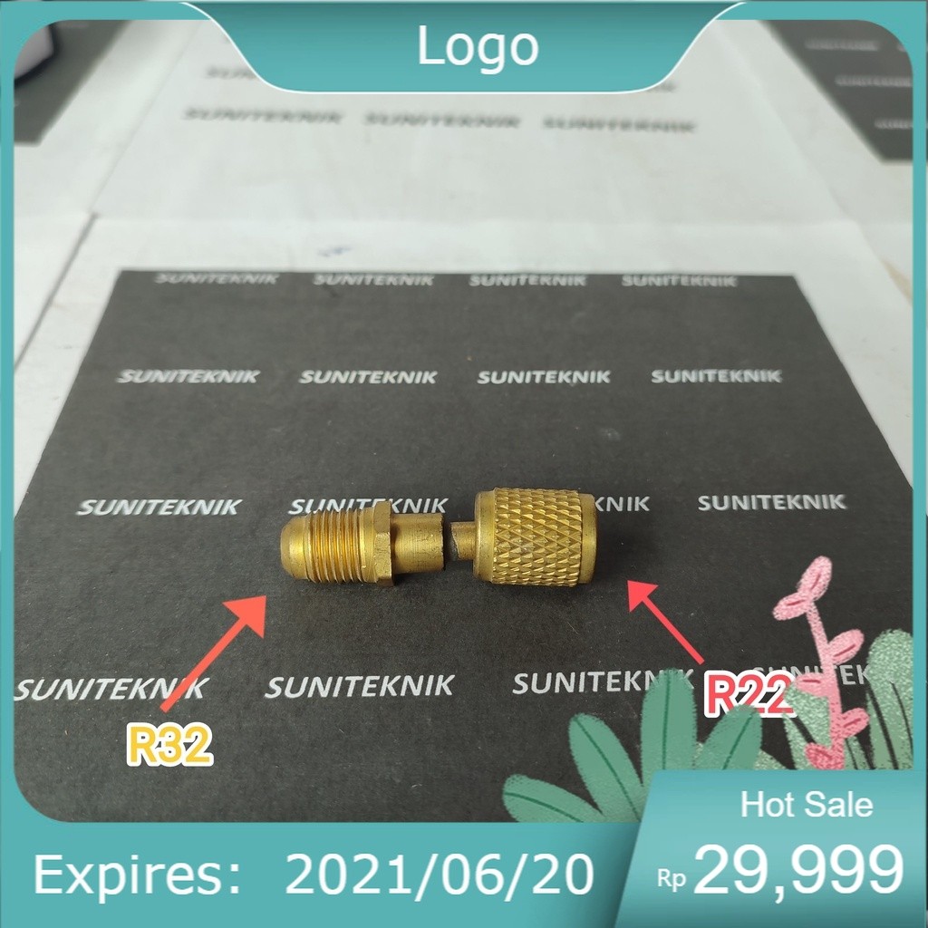 SAMBUNGAN KONVERTER napel adapter R22 ( DARI R32 KE R22 )