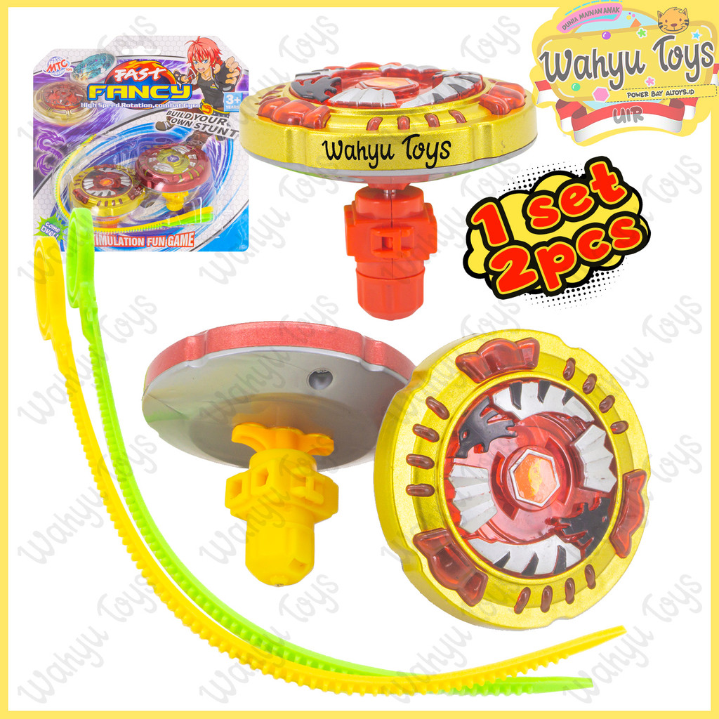 ( WAHYU_TOYS) MAINAN ANAK GASING PETARUNG HARGA MURAH FANCY MTC YOYS