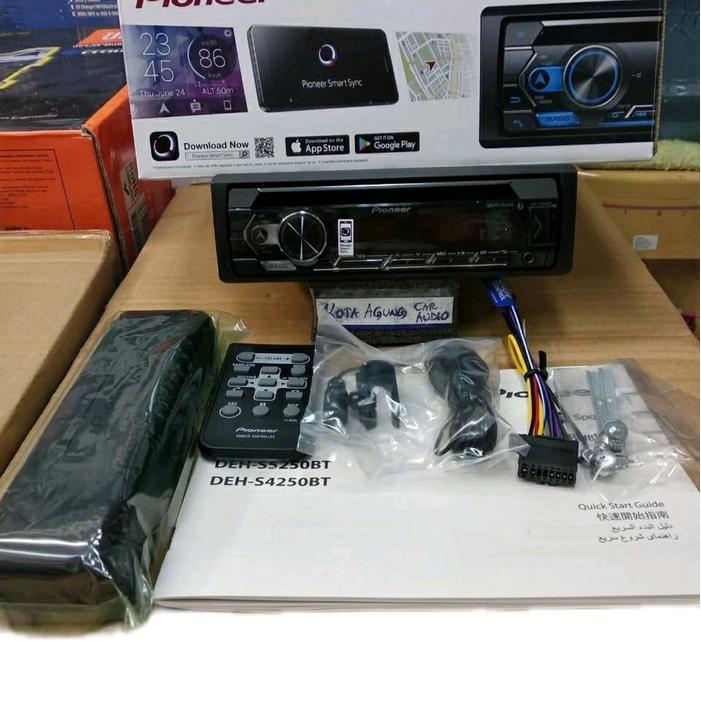 head unit single din pioneer deh-s4250bt