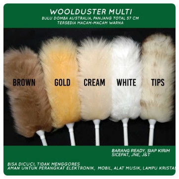 Kemoceng Bulu Domba Australia - Anti Gores - Multi