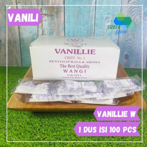Vanillie / Vanili bubuk W isi 100 sachet per dus