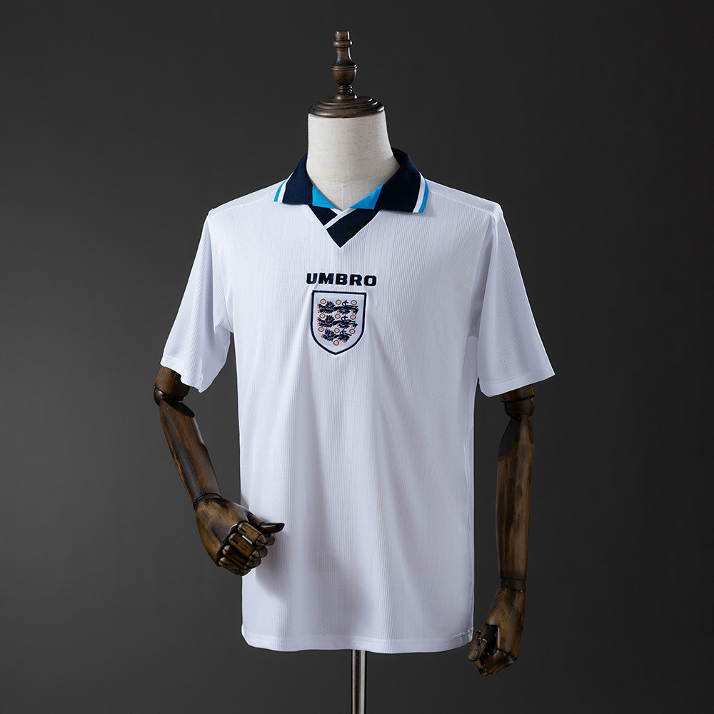Jersey Retro England 1996 home T shirt pria