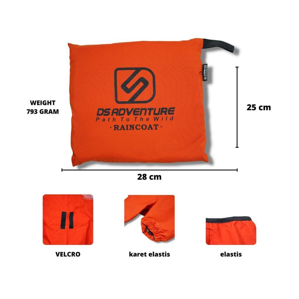 NGGESINGSHOP JAS HUJAN Raincoat setelan  DS ADVENTURE
