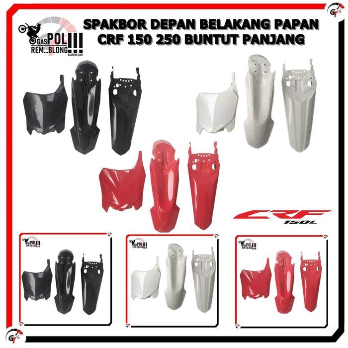 SPAKBOR SET DEPAN BELAKANG PAPAN NOMOR CRF 150 250 MOTOR CROSS TRAIL HONDA CRF 150&250 Motorcycle Sp