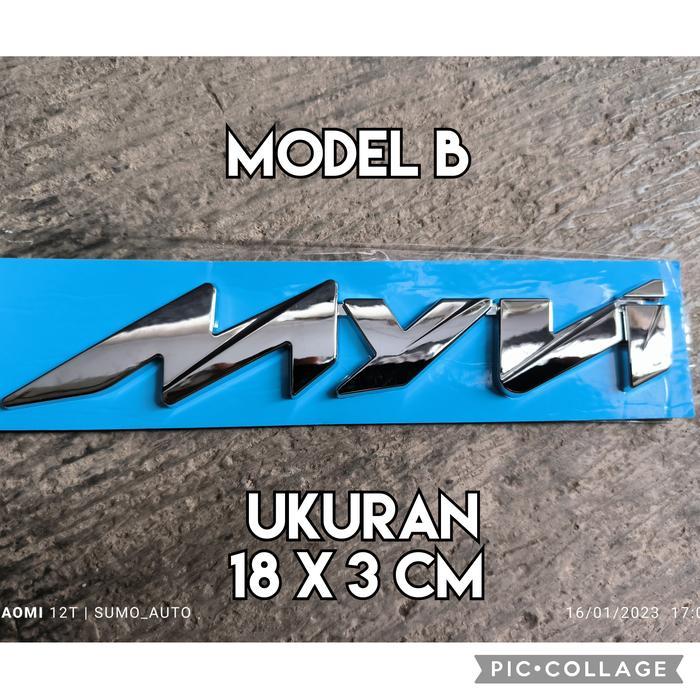 emblem tulisan MYVI perodua myvi sirion versi malaysia - model B