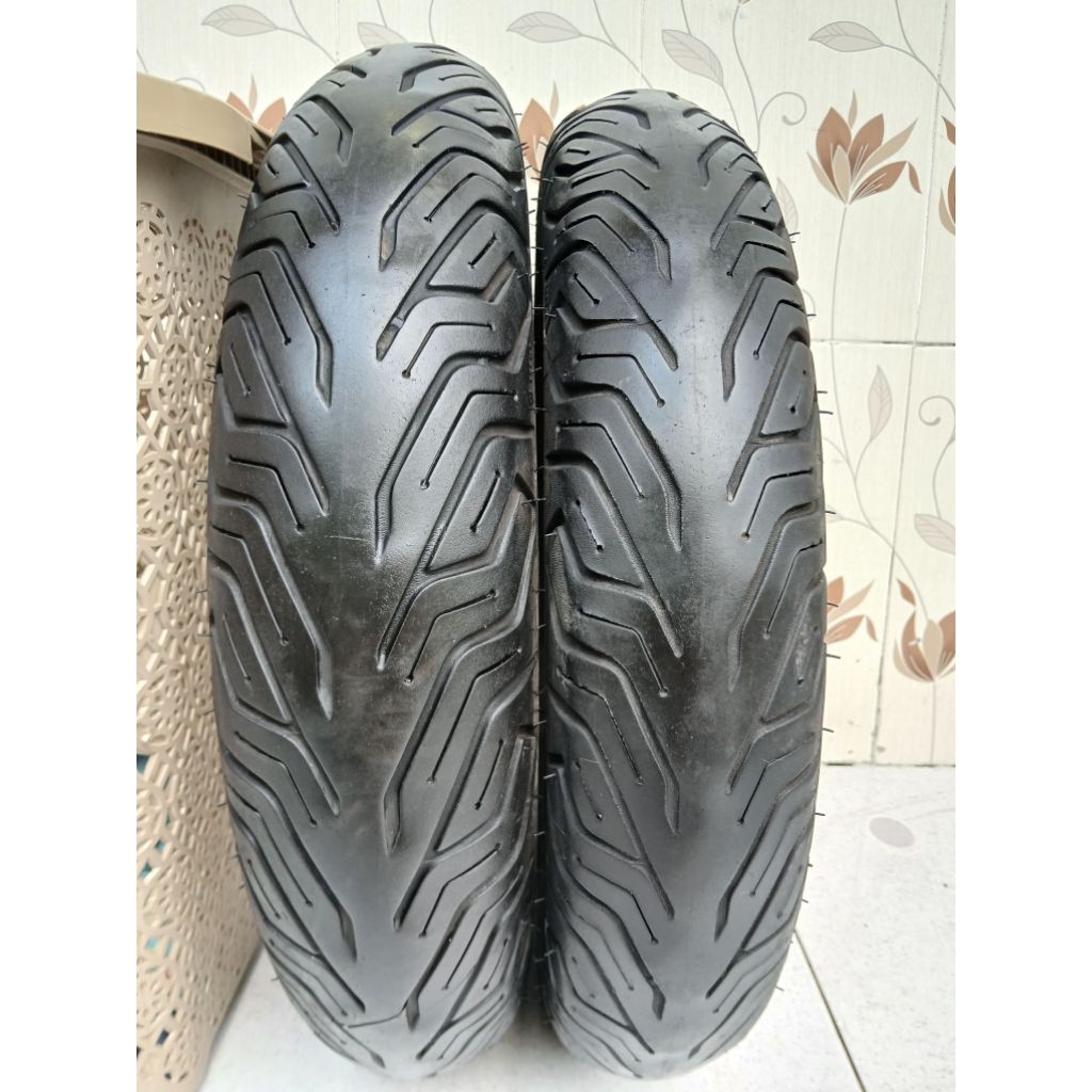 michelin depan & belakang uk 110/70 dan 120/70 ring 14