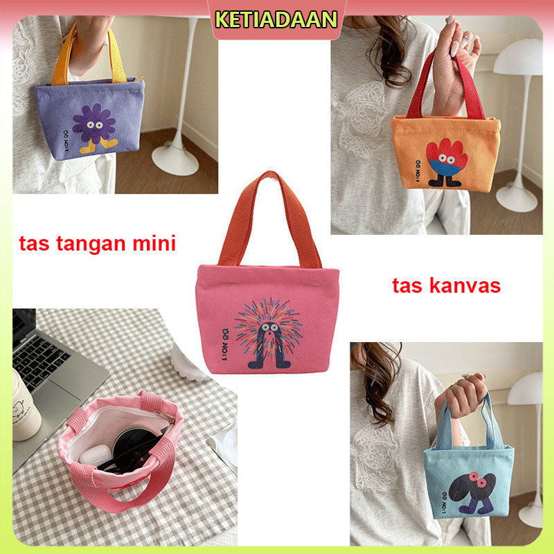 Tas tangan kain mini/tas tangan kecil fashion Korea/tas tangan mini wanita tas jinjing/tas jinjing/t